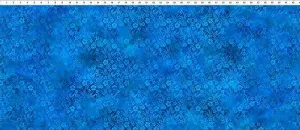Prism by Jason Yenter of In The Beginning Fabrics - Blue Blooms by the yard 2347