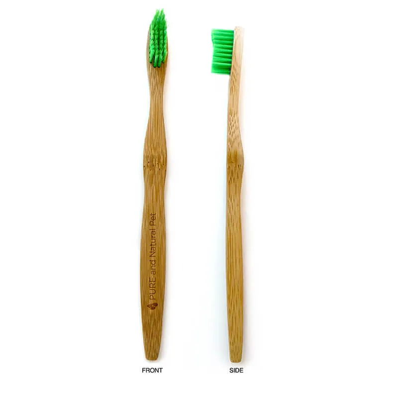 Pure and Natural Organic Tooth Gel and Bamboo Toothbrush for Small Dogs