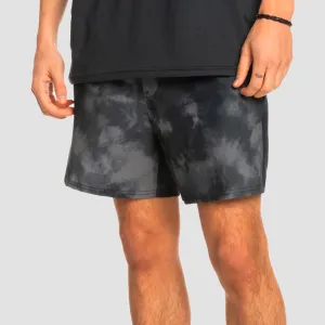 Quiksilver High Stretch 17" Training Shorts Black High Attitude Tie Dye