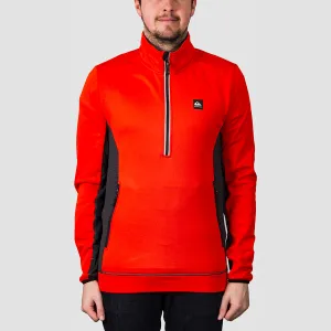 Quiksilver Highline Half-Zip Mock Neck Fleece Poinciana