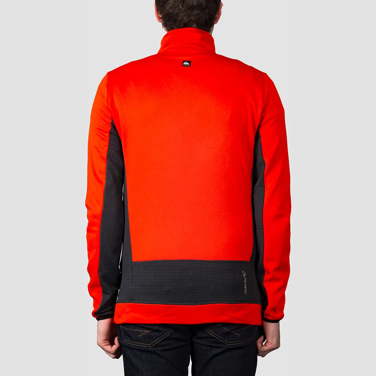 Quiksilver Highline Half-Zip Mock Neck Fleece Poinciana