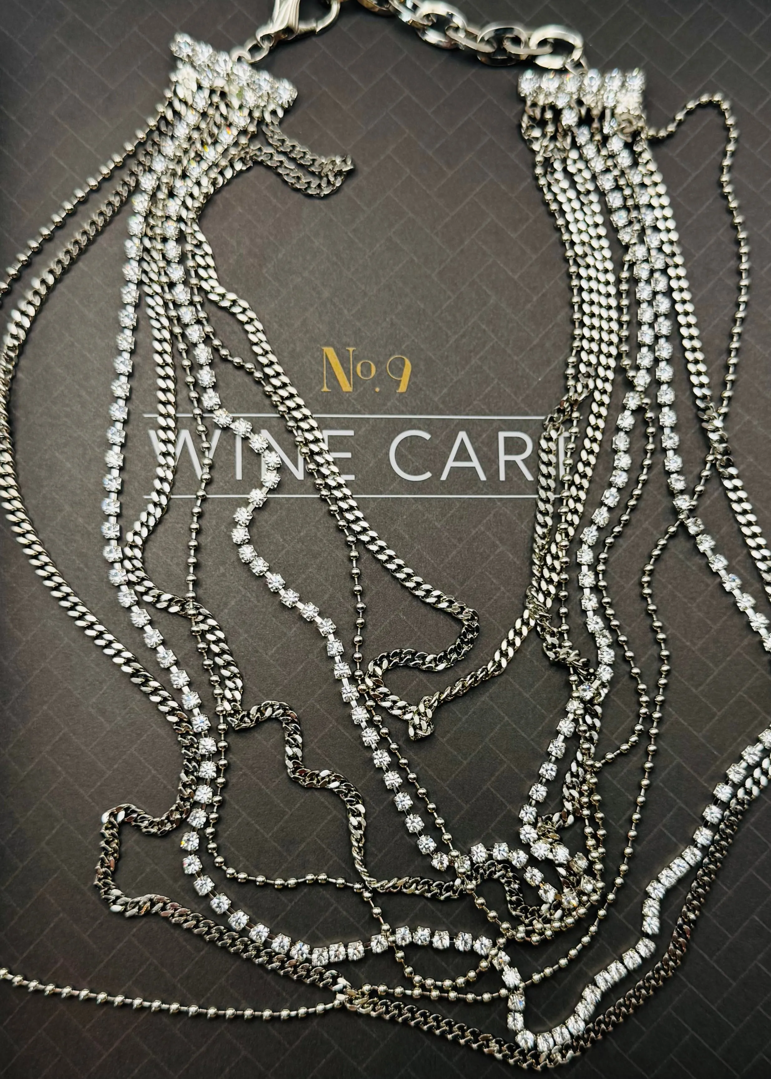 "Wendy" Silver Multi-layer Necklace