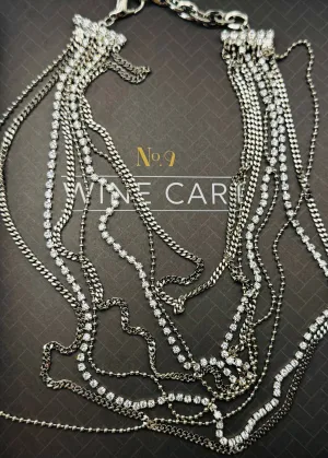 "Wendy" Silver Multi-layer Necklace
