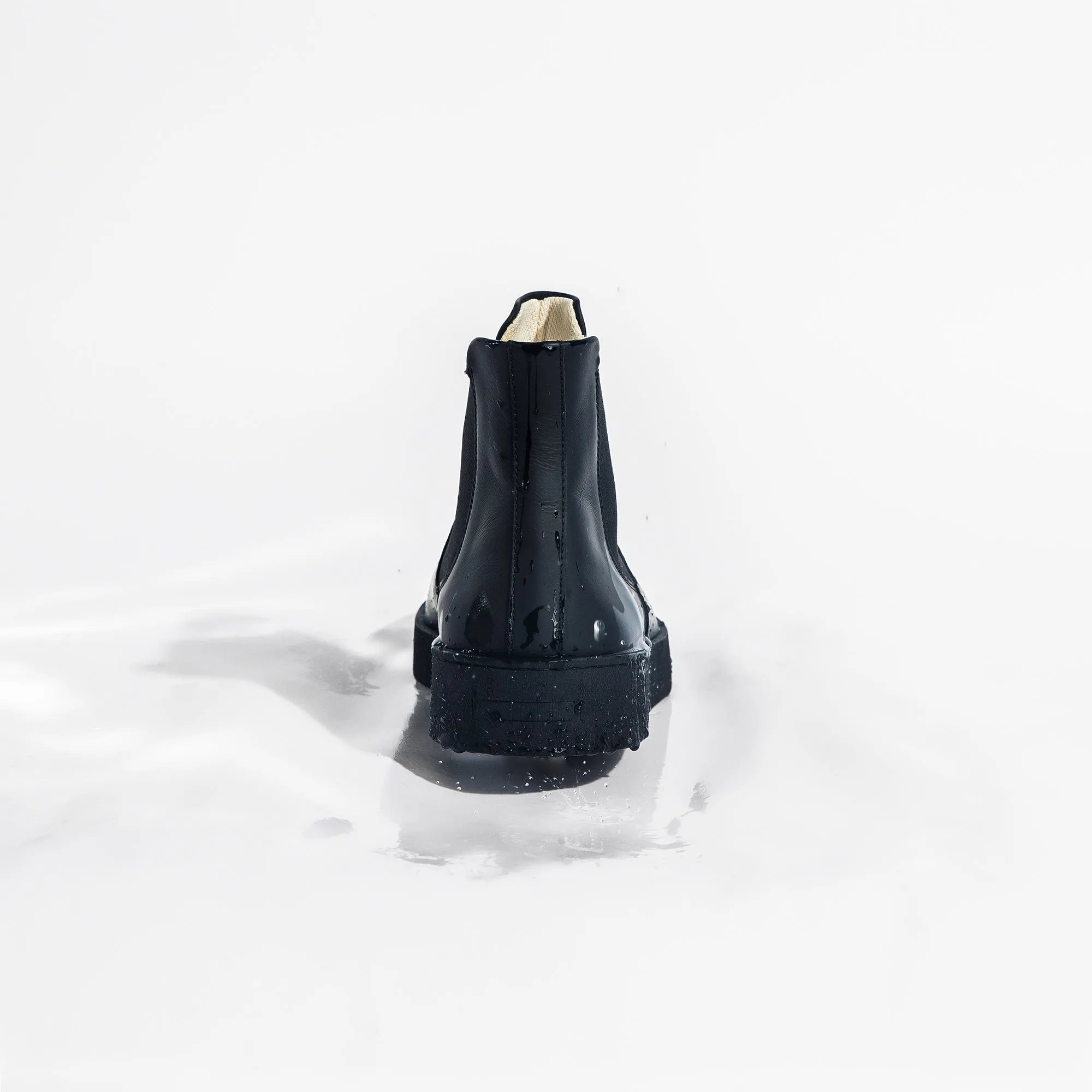 Rain Boot Black (Water-resistant)