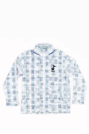 REAL BAD MAN DOUBLE VISION PLAID JACKET MULTI