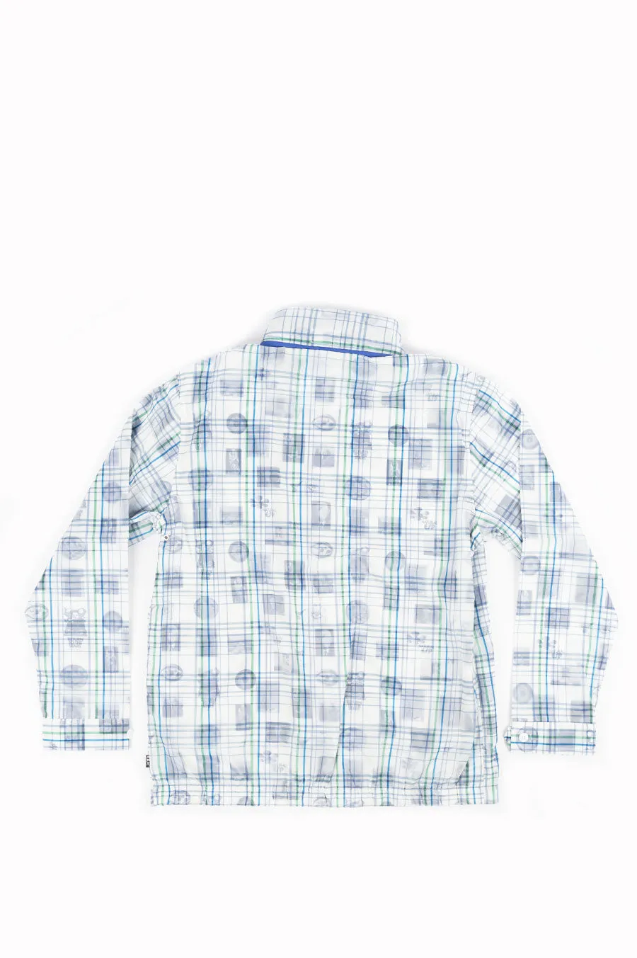 REAL BAD MAN DOUBLE VISION PLAID JACKET MULTI
