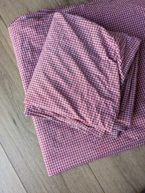 Red Plaid Stretch Fabric