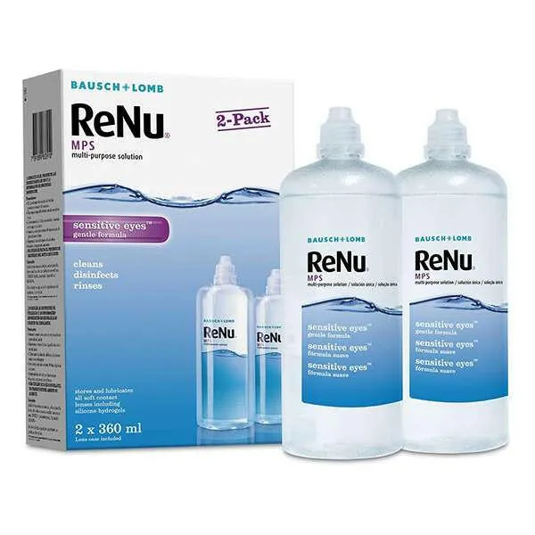 Renu mps Multiplus contact lens care solution 2* 360 ml
