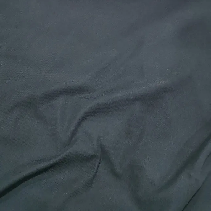 Ribbed Cotton Jersey, Black
