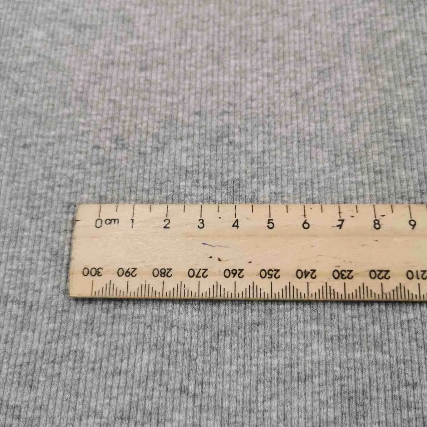 Ribbed Cotton Jersey, Silver Marle