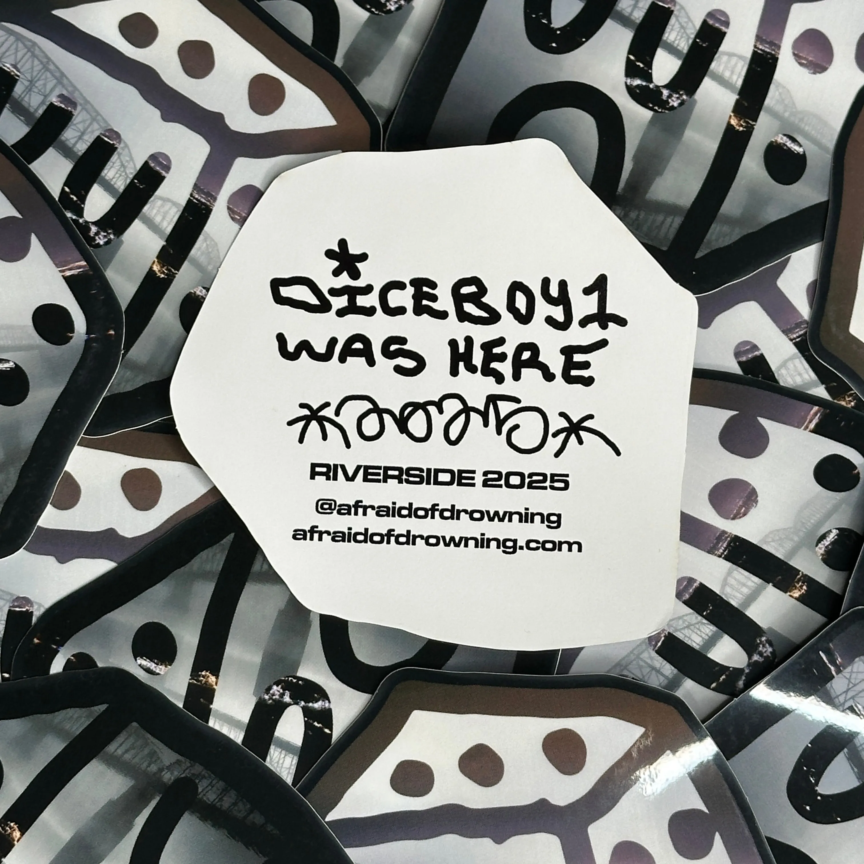 RIVERSIDE CHATTANOOGA 2025 DICE BOY STICKER