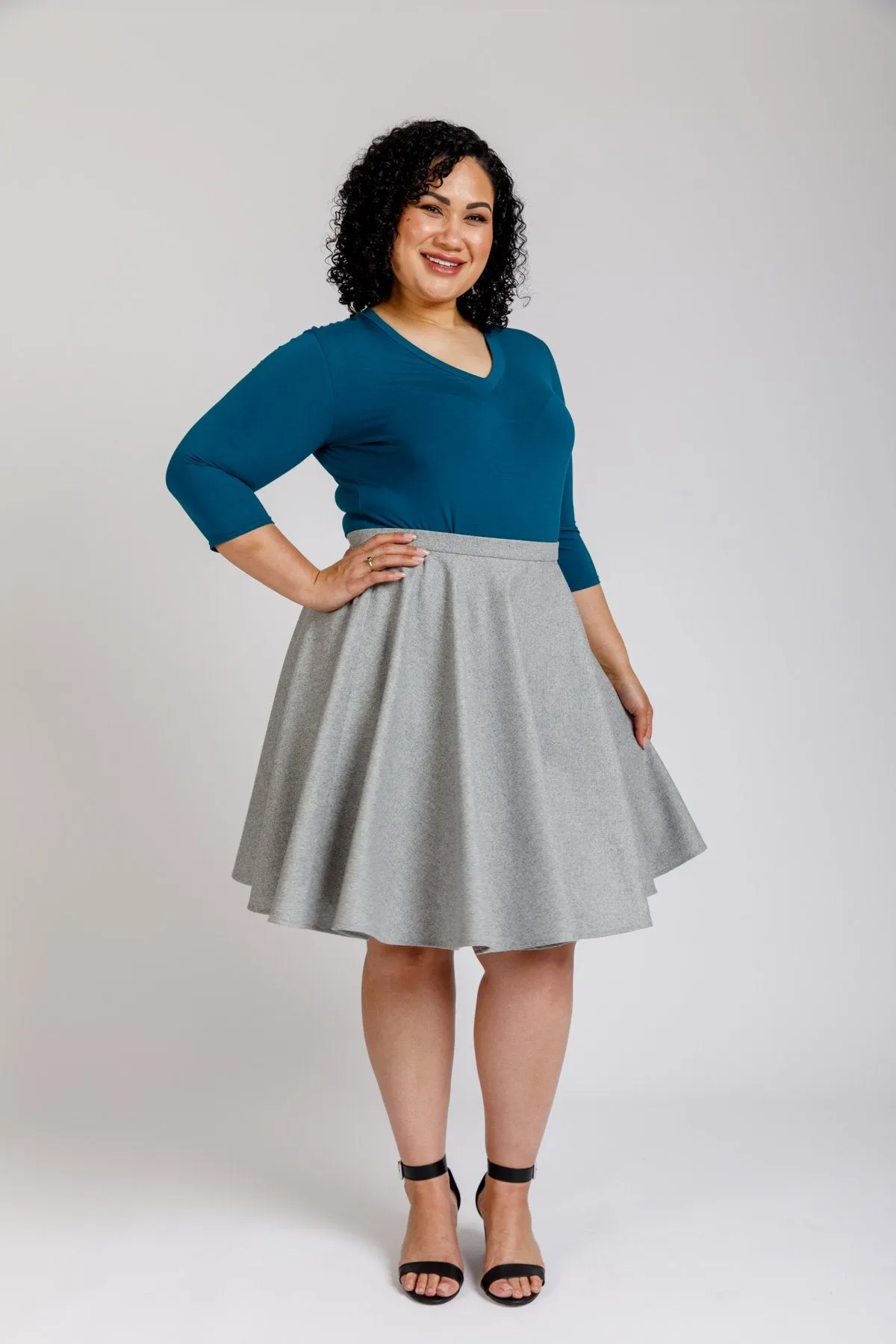 Rowan Curve bodysuit and tee pattern