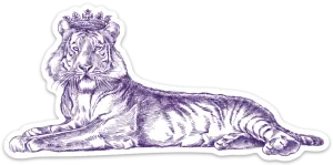 Royal Tiger (Purple) Decal