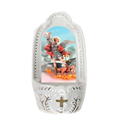 Saint Michael Holy Water Font