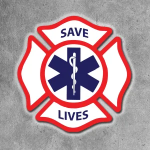Save Lives Logo - Sticker