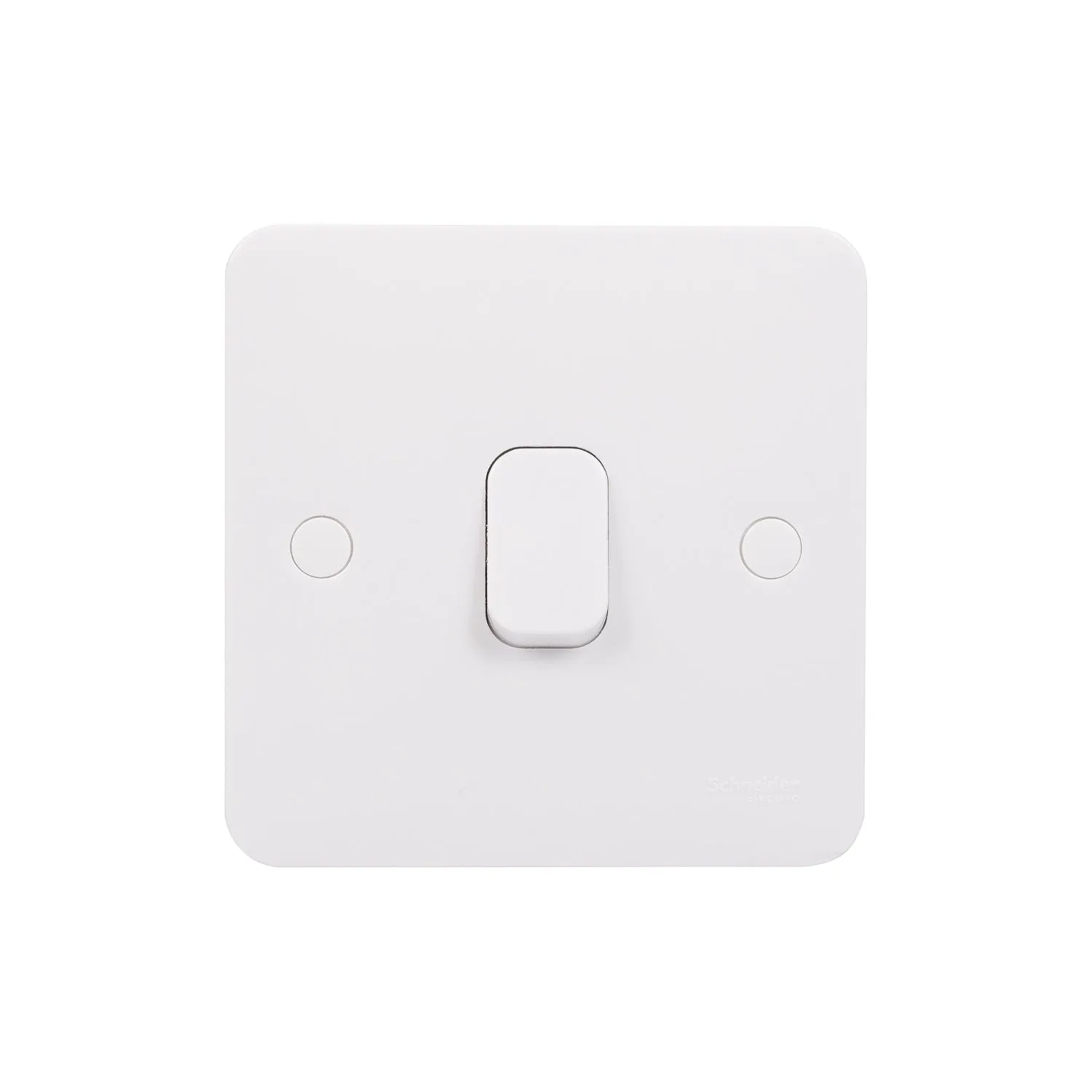 Schneider Electric GGBL1012RS Lisse White Moulded 10A 1G 2-Way Retractive Switch (Display Packaged)