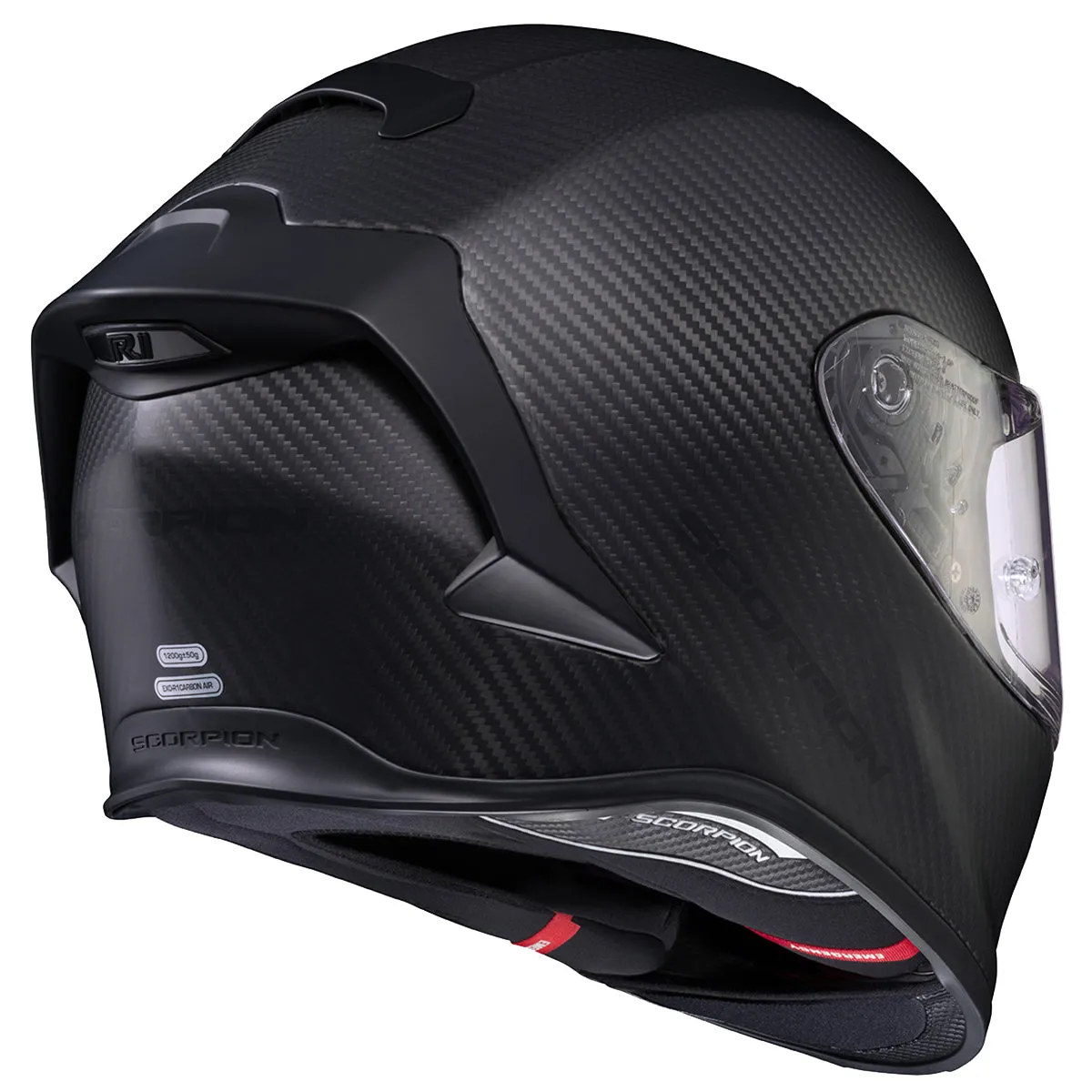 Scorpion EXO-R1 AIR Carbon Motorcycle Helmet Matte Black