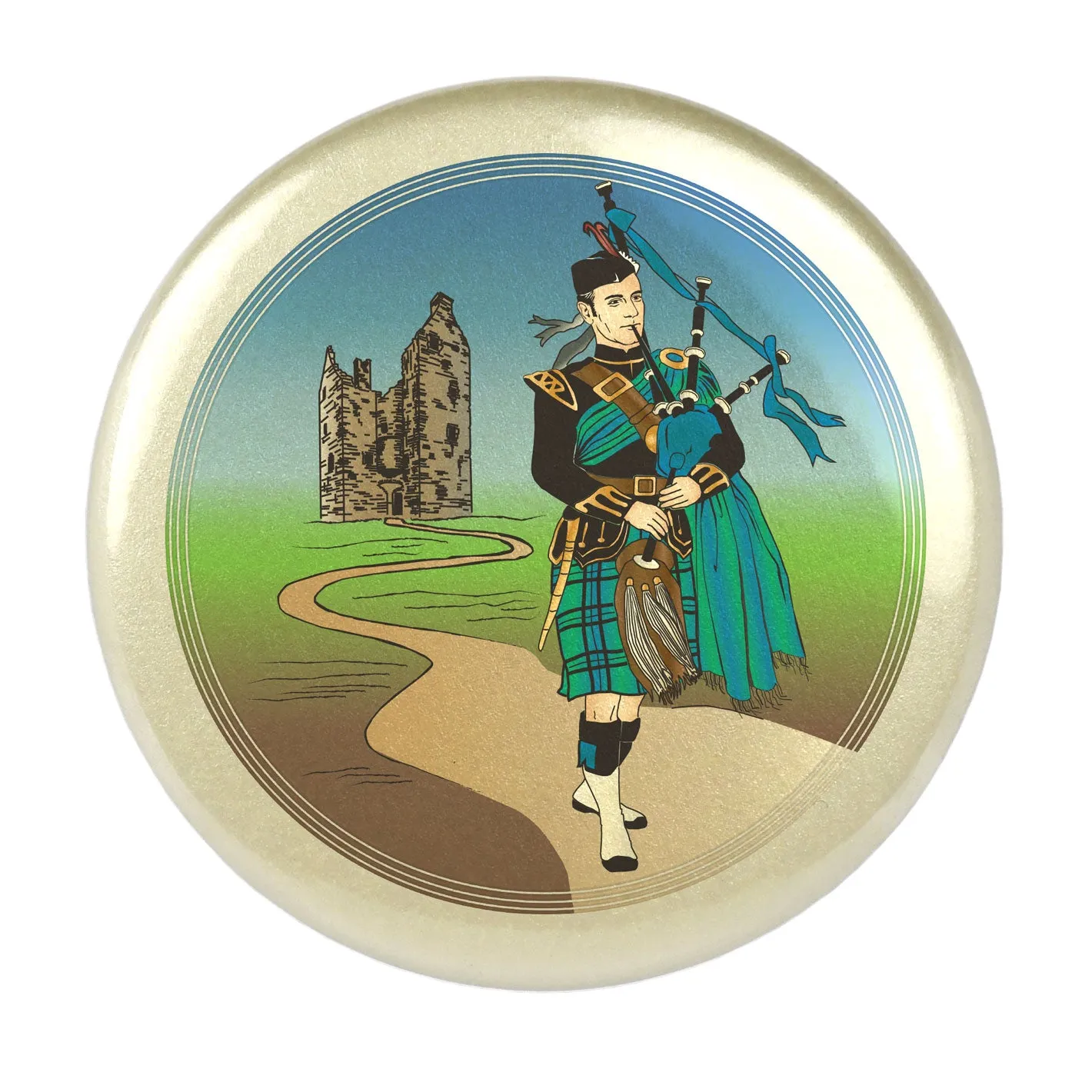 Scottish Bagpiper Magnet