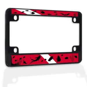 Scuba Diving License Plate Frame