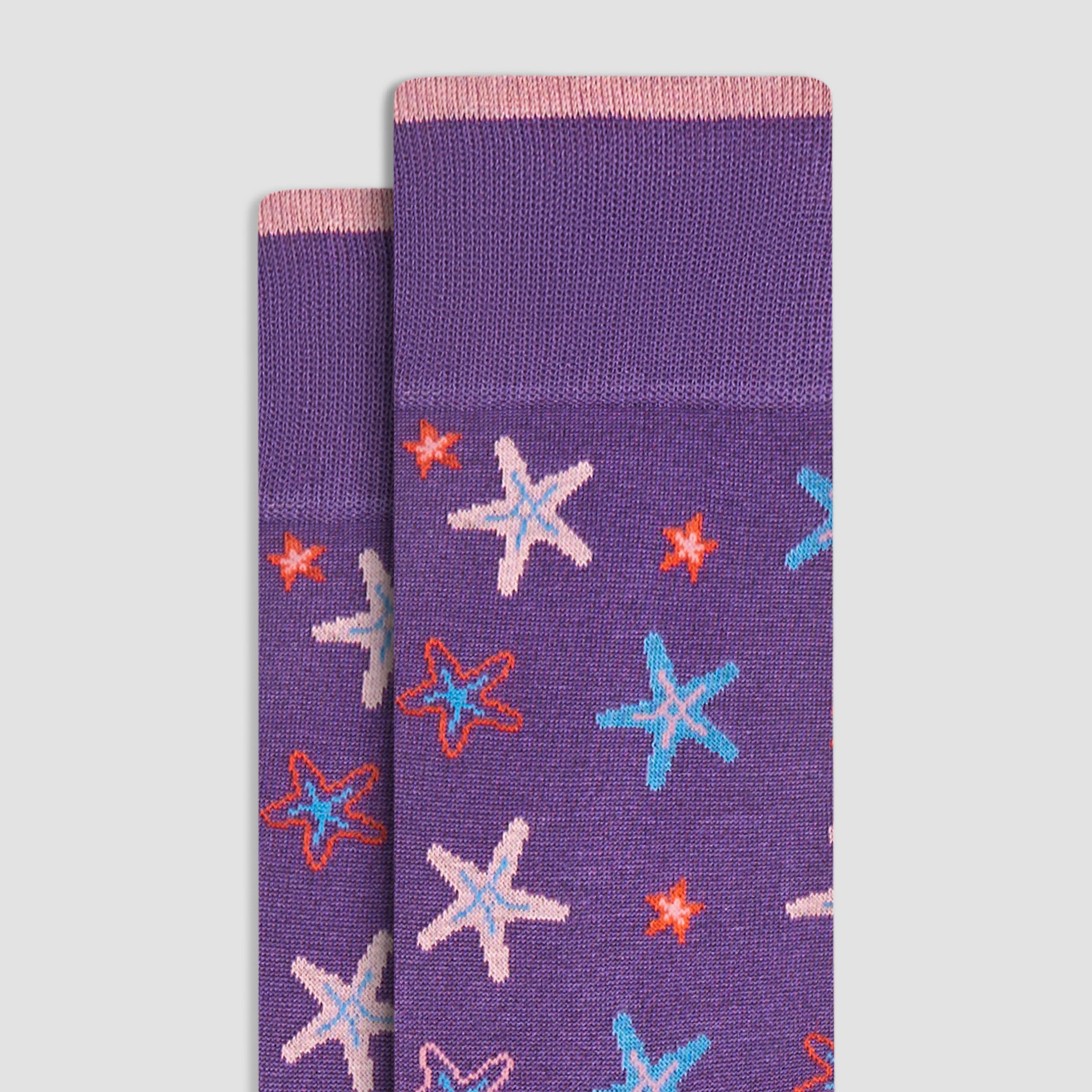 Sea Star Mid-Calf Socks