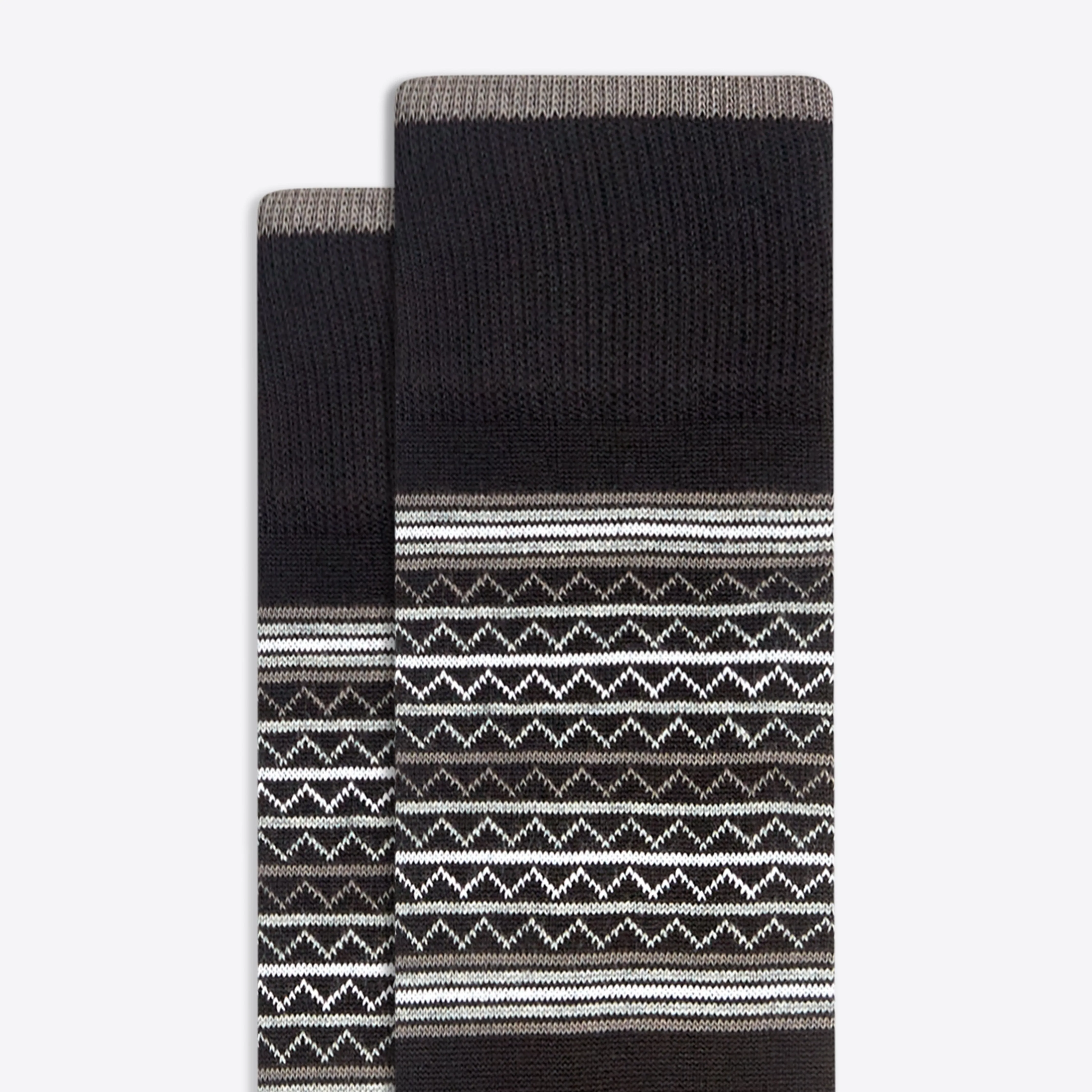 Serpentine Stripe Mid-Calf Socks
