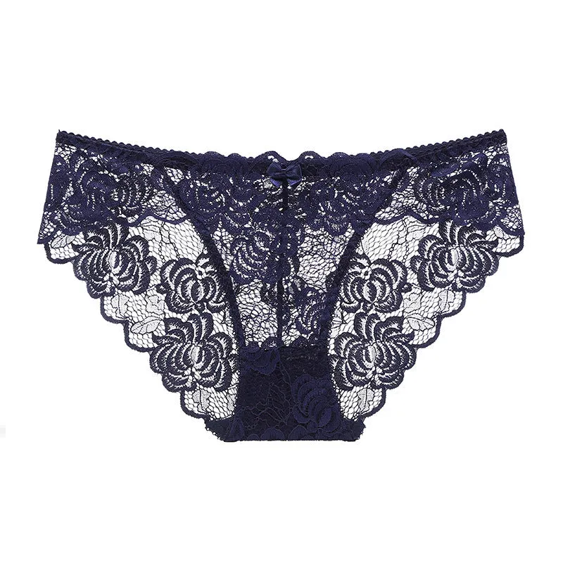 Sexy Ultra-thin See-through Lace Triangle Panties