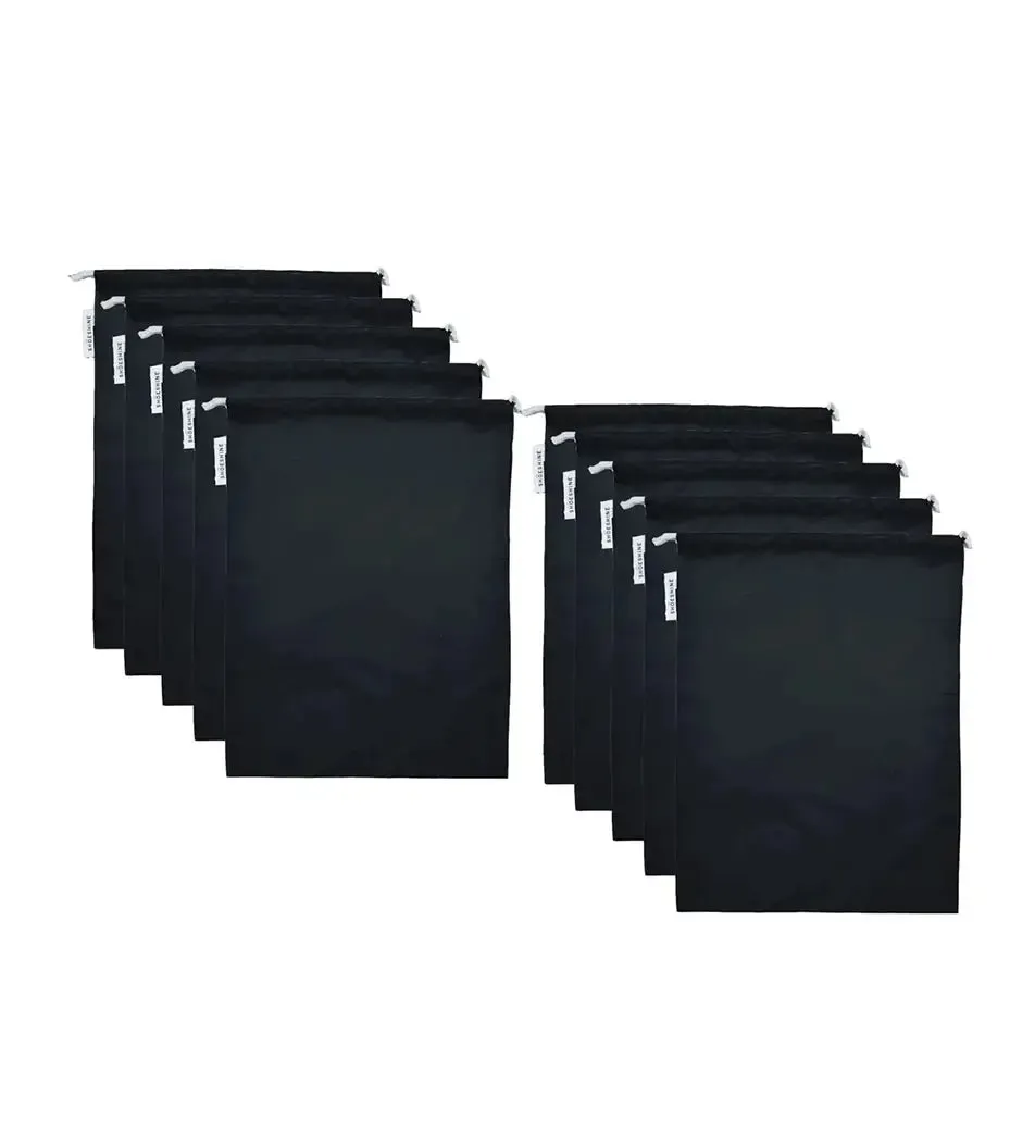 SHOESHINE Shoe Bag (Pack of 10) Water Resistant and Dust Proof Shoe Storage Bag - Florescent