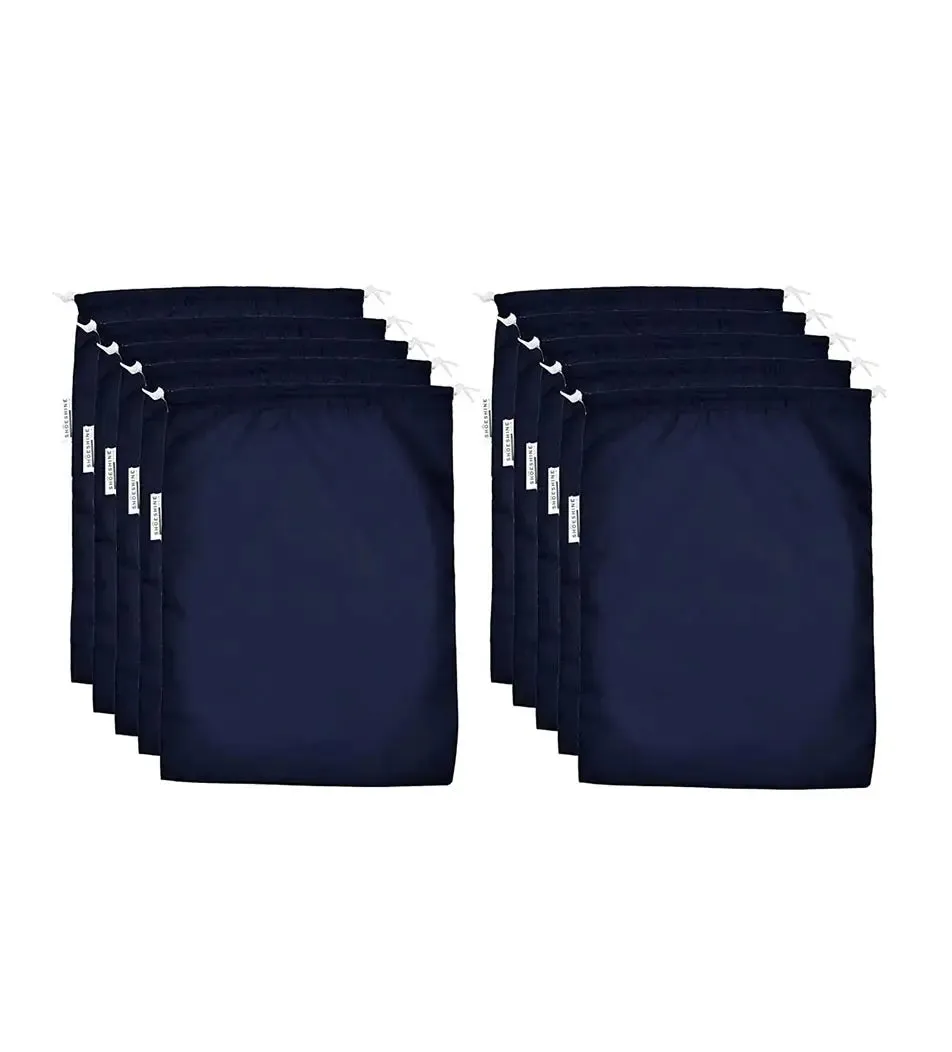 SHOESHINE Shoe Bag (Pack of 10) Water Resistant and Dust Proof Shoe Storage Bag - Florescent