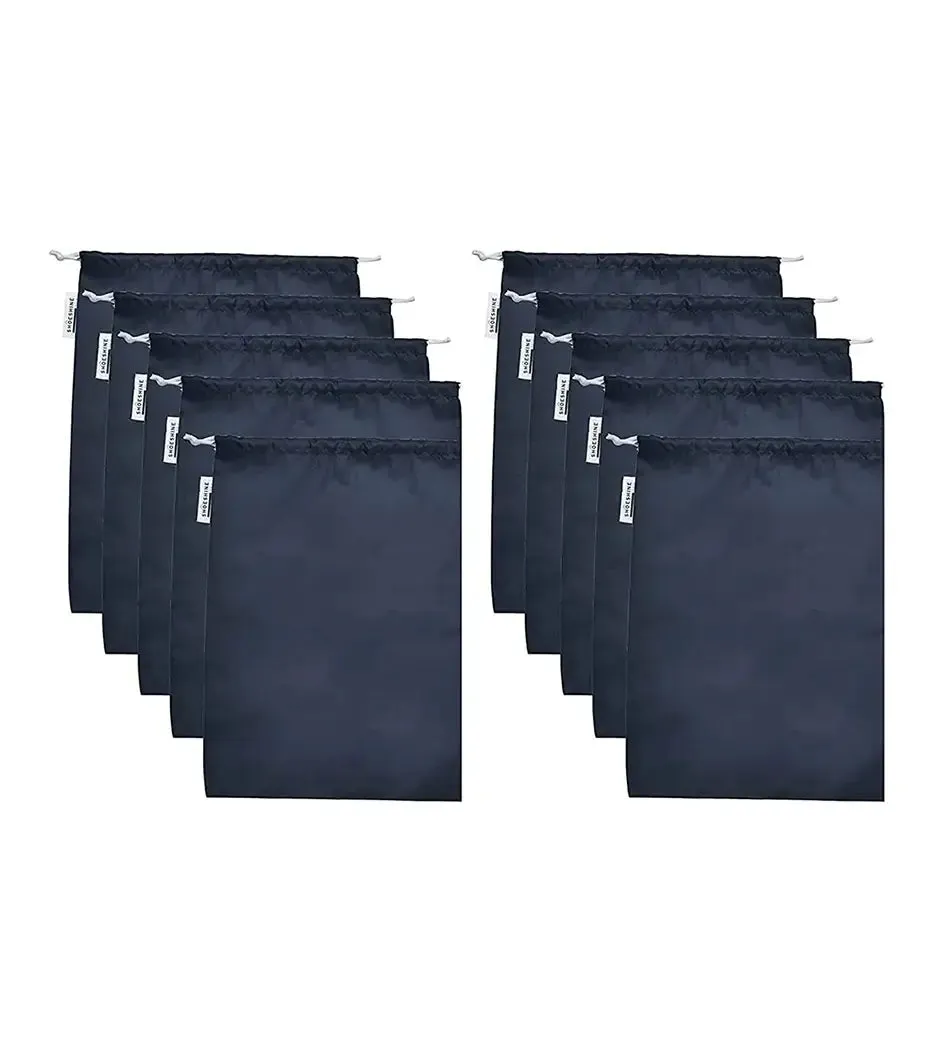 SHOESHINE Shoe Bag (Pack of 10) Water Resistant and Dust Proof Shoe Storage Bag - Florescent