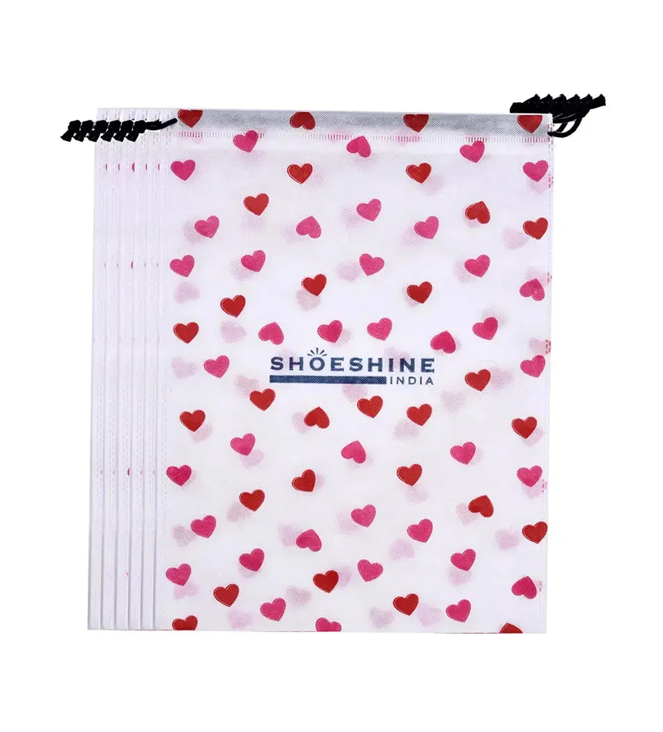 SHOESHINE Shoe Bag (Pack of 6) Shoe Storage bag for home & travel - Blue Dot