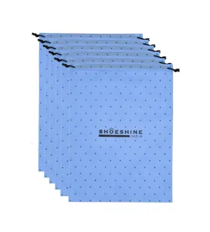 SHOESHINE Shoe Bag (Pack of 6) Shoe Storage bag for home & travel - Blue Dot