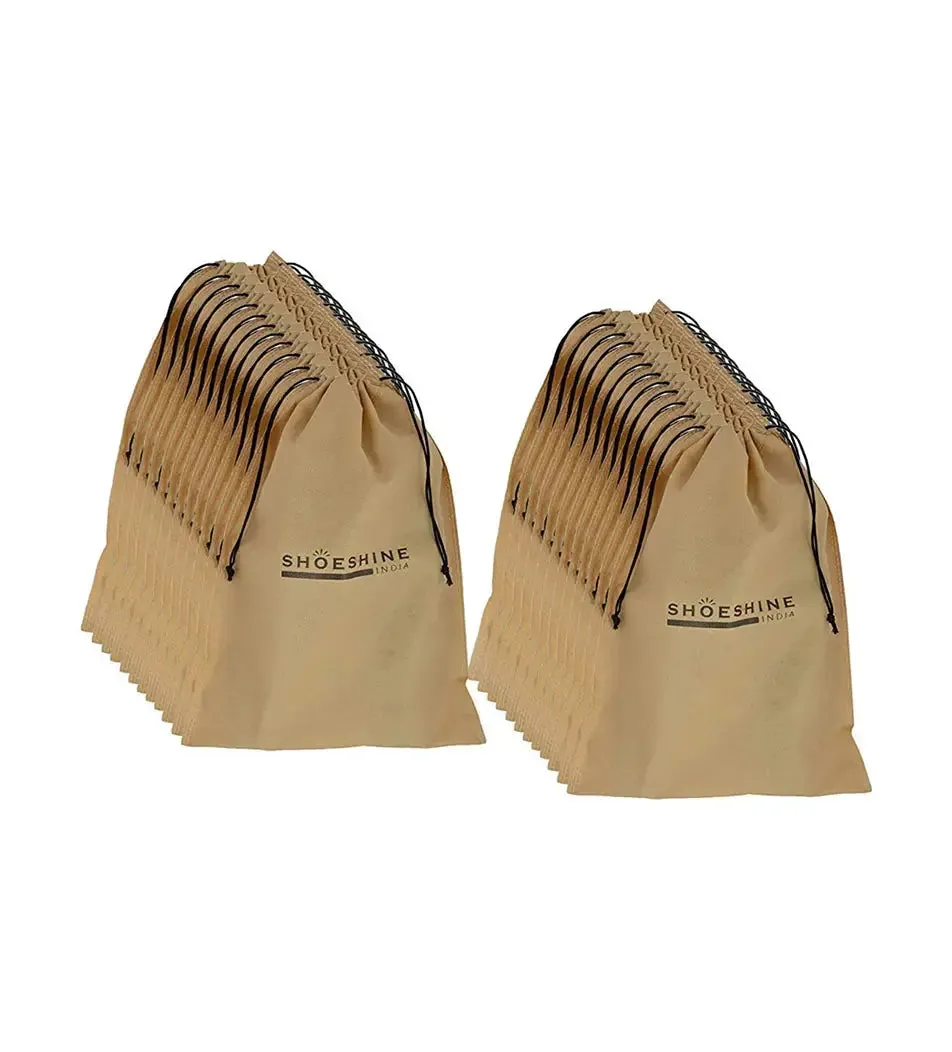 SHOESHINE Shoe Bag (Pack of 6) Shoe Storage bag for home & travel - Blue Dot