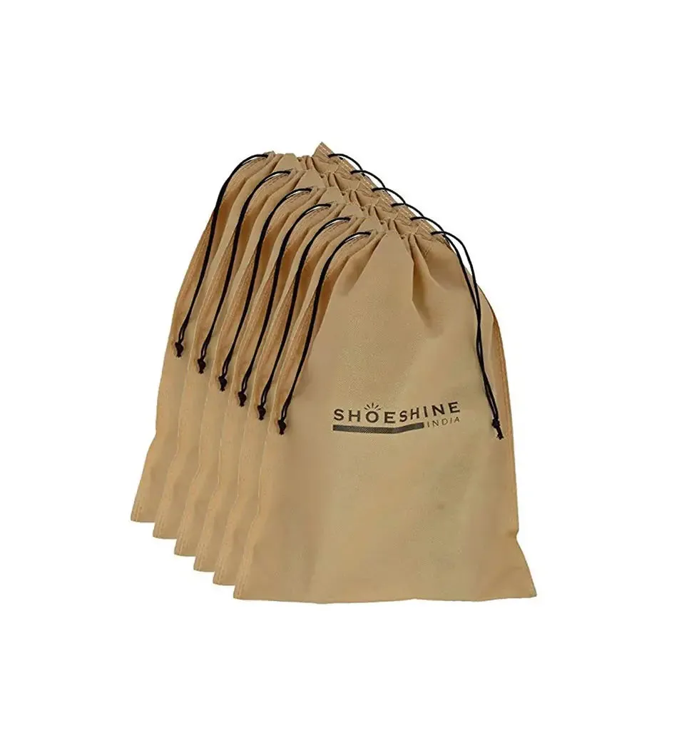 SHOESHINE Shoe Bag (Pack of 6) Shoe Storage bag for home & travel - Blue Dot