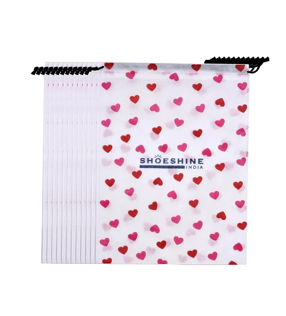 SHOESHINE Shoe Bag (Pack of 6) Shoe Storage bag for home & travel - Blue Dot