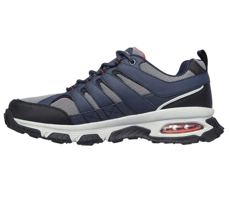 Skechers 237214 Air Envoy Wasserabweisende Outdoor-Sneaker für Herren, weite Passform, Marineblau/Grau