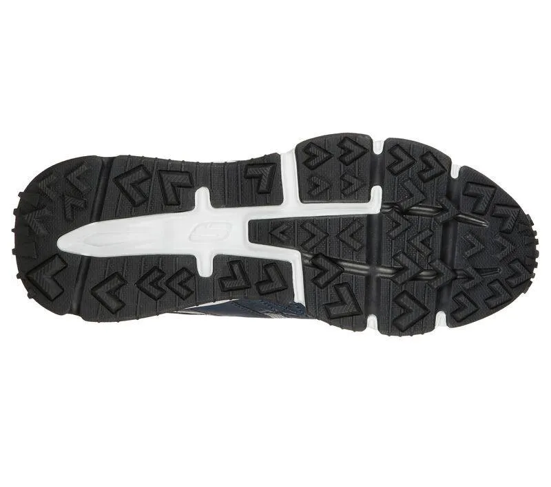 Skechers 237214 Air Envoy Wasserabweisende Outdoor-Sneaker für Herren, weite Passform, Marineblau/Grau