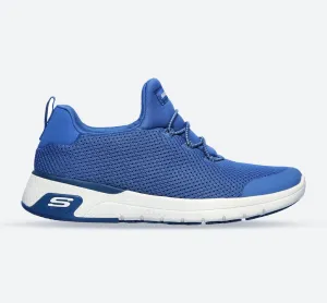 Skechers 77281EC Marsing Waiola SR Sicherheits-Sneaker für Damen, weite Passform, Blau