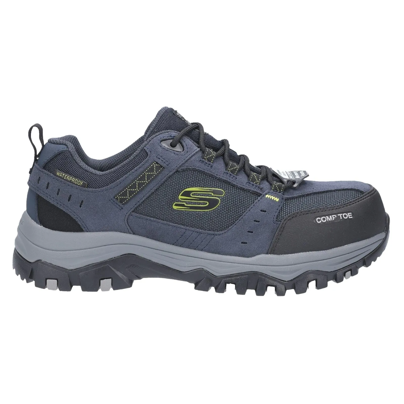 Skechers Greetah 77183EC Sicherheits-Sneaker für Herren mit weiter Passform und Composite-Zehenpartie
