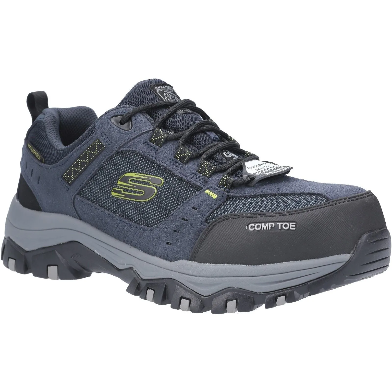 Skechers Greetah 77183EC Sicherheits-Sneaker für Herren mit weiter Passform und Composite-Zehenpartie