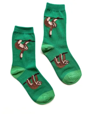Sloth Kids Crew Socks