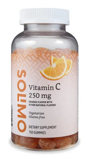 Solimo - Vitamina C - 0.008 onzas, 150 gomitas (2 gomitas por porción), apoyo al sistema inmune