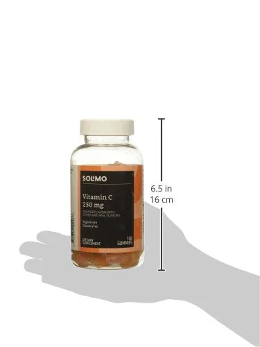 Solimo - Vitamina C - 0.008 onzas, 150 gomitas (2 gomitas por porción), apoyo al sistema inmune