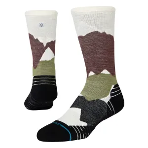 Stance Elevation Crew Sock - Brown