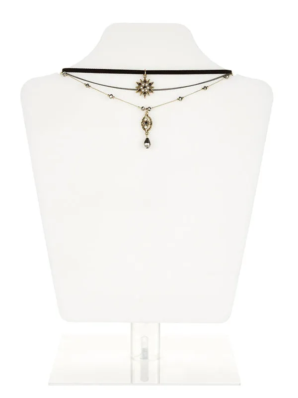Star&Sun Multi-layer Necklace