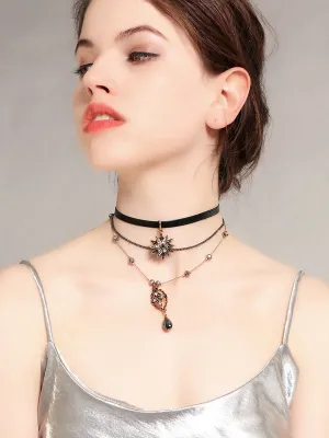 Star&Sun Multi-layer Necklace