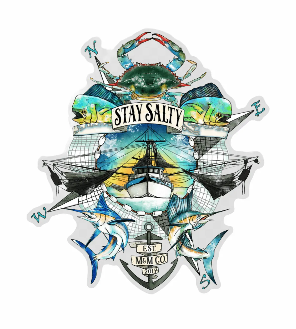 Stay Salty Southbound Sticker