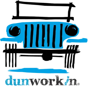 Sticker Dunworkin 4x4 Die Cut