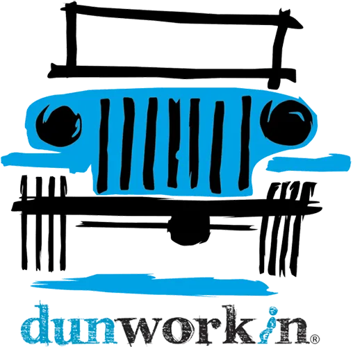 Sticker Dunworkin 4x4 Die Cut
