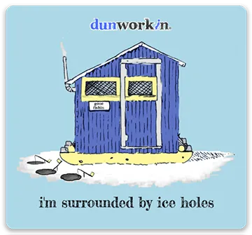 Sticker I'm Surrounded By Ice Holes 3x3 Square