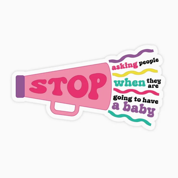 Stop Asking People Sticker